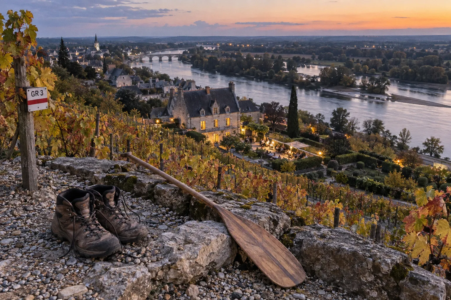 Randonnée pédestre ou canoë sur la Loire : deux visions du fleuve