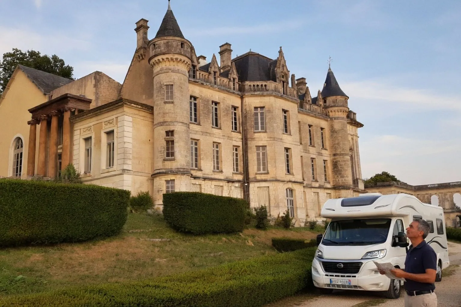 Visiter le château de La Mercerie en camping-car : le témoignage de Michel